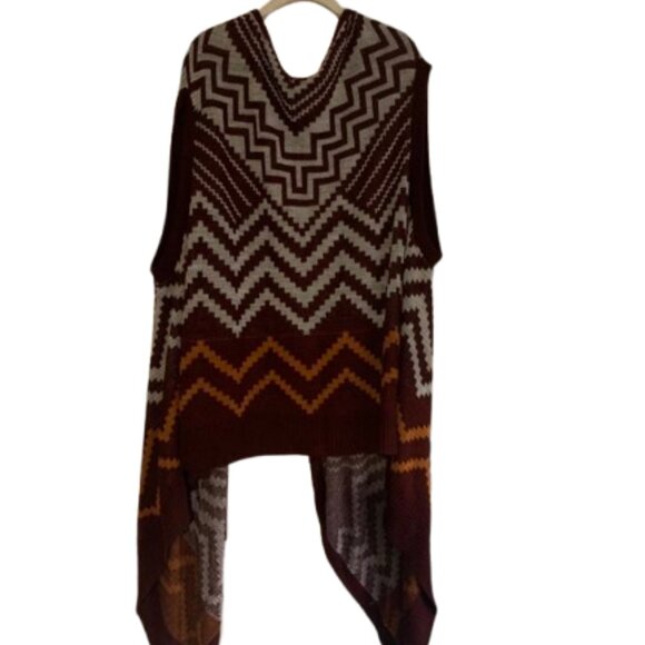 Catherines Plus Sized Fair Isle Cascade Sweater Vest 5x - Picture 3 of 7